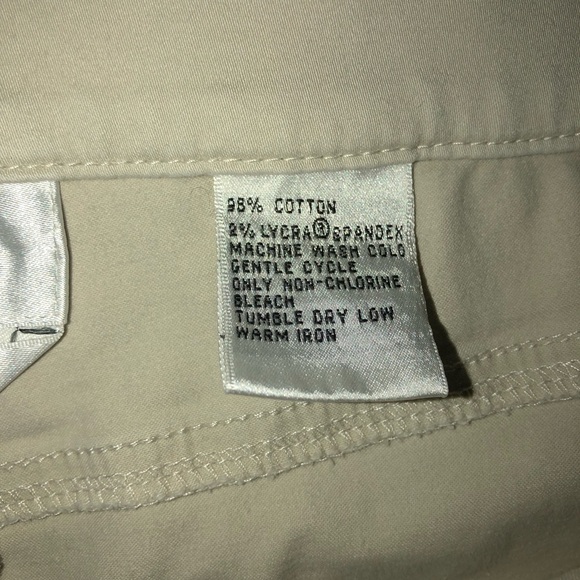 Tan / beige Talbots Stretch dress pants size 12 - Picture 9 of 9